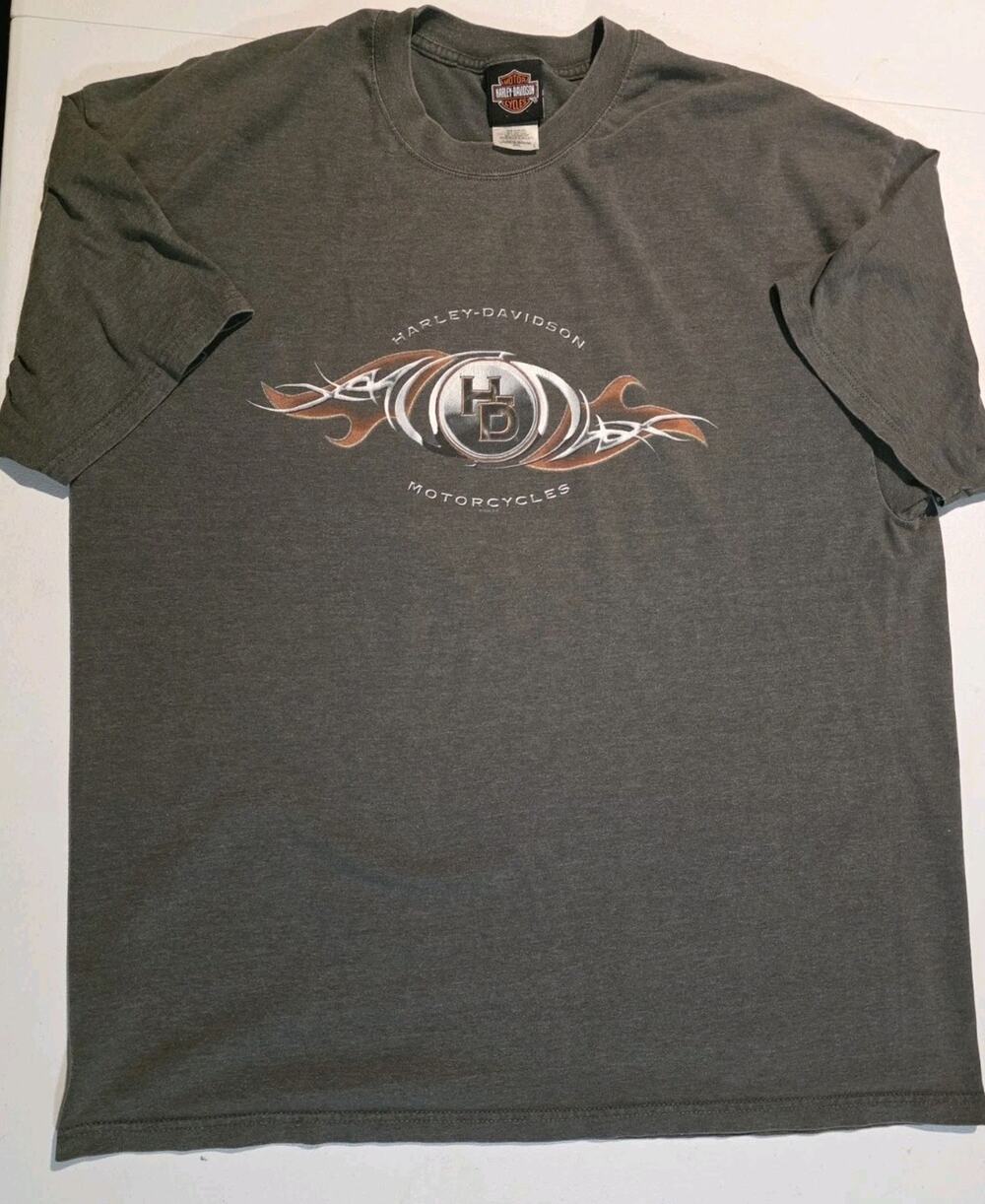 Harley Davidson Mens 2XL Mid-Continent Wichita Kansas USA Motorcycle T Shirt
